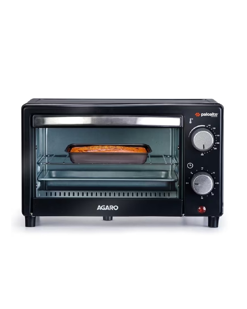 AGARO Marvel 9L Oven Toaster Griller, Cake Baking, Grilling, Toasting, OTG, 800 Watts - Black
